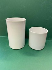 Kahla Blumenvasen Set Porzellan 11 + 16 cm Blumengefäß zylindrische Vase Blume