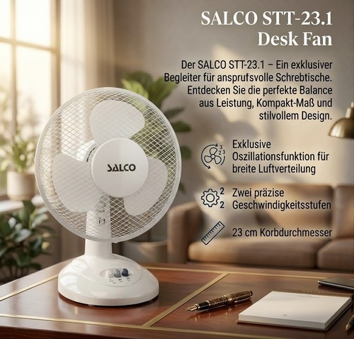 Salco tischventilator stt - tischventilator, stt-23.1