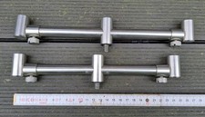 2 × FISHCON Edelstahl 3-Rod Buzzer Bars "schwer" & unverwüstlich Buzzers Rod Pod