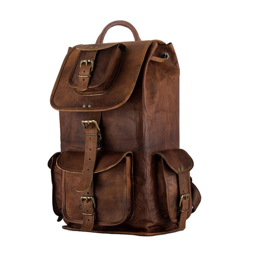 Leder rucksack laptoptasche - rucksack,