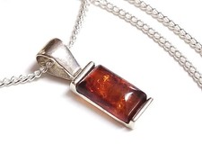 Bernstein Anhänger Silber 925