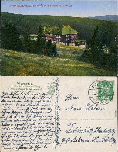 Ansichtskarte krummhübel - ansichtskarte,