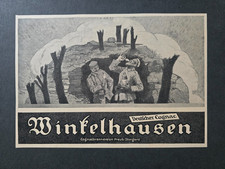 Werbung - Winkelhausen - Deutscher Cognac - Preußisch Stargard, Pommern