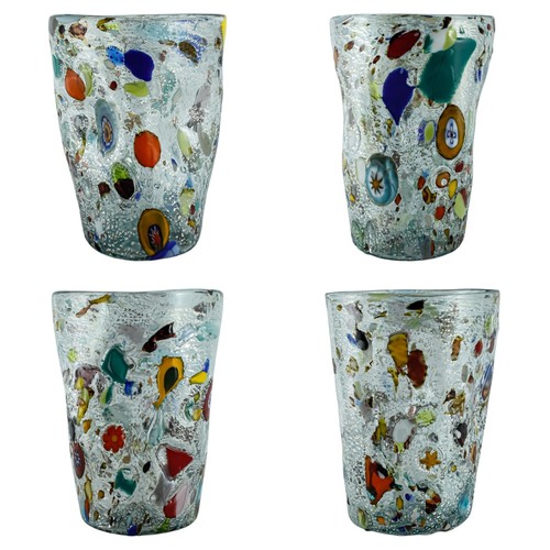 Set aus vier murano glas - set,