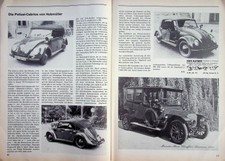 Oldtimer Markt 1003) VW Käfer Polizei-Cabrio von Hebmüller in einer seltenen Vor