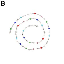 Bunte Edelstein Kette Lange