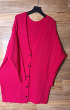 in sein mit Strickjacke Expresso Fashion-pink-EHG-Mantel-Lagenlook-mit Mohair