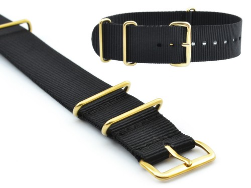 Uhrenarmband black nato g10 - black,