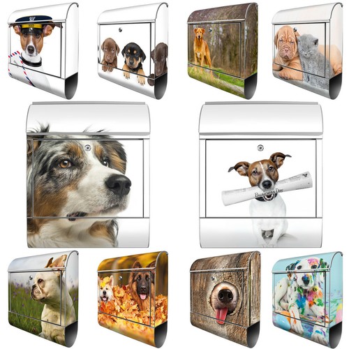 Design briefkasten motive hund - design,