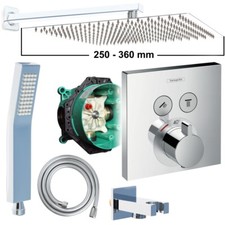 Hansgrohe Unterputz Duscharmatur ShowerSelect mit Thermostat Ibox [Gr. S/L/XXL]
