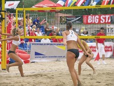 Huck Beach-Volleyball-Netz