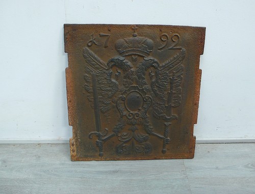 Antike ofenplatte 1792 - ofenplatte,
