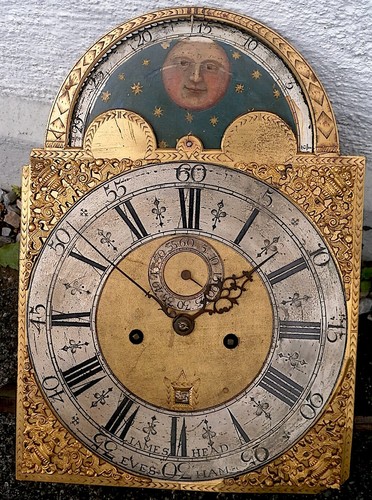 James head evesham clock - clock, dial