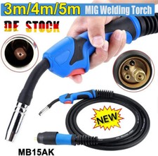 3M 4M 5M MIG MAG Schutzgas Schlauchpaket Schweißbrenner Brenner MB15 Eurozentral