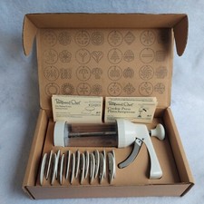 Pampered Chef 1525 Plätzchenpresse OVP komplett (16 Scheiben) & Anleitung