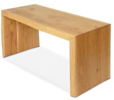 Massivholz Hocker I Bank aus Eiche mit Baumkante