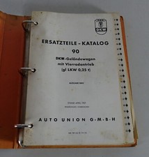 Teilekatalog / Ersatzteilliste