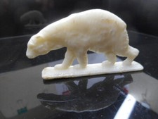 Kunststoff Figur Magarine Haferflocken Wundertüte 1950er-1960er Jahre Eisbär