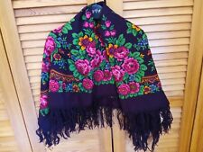 Original russischer Schal neu und ungetragen, 92 cm x 92 cm