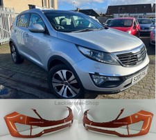 STOßSTANGE VORNE LACKIERT IN WAGENFARBE Kia Sportage 2010-2015 PDC/SRA ORIGINAL