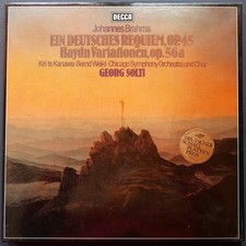 LP - Box  LP´s Vinyl BRAHMS Deutsches Requiem und Haydn Variationen  Georg Solti