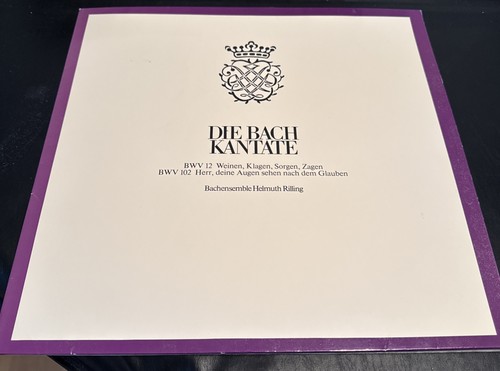 Bach kantate helmuth - bach,
