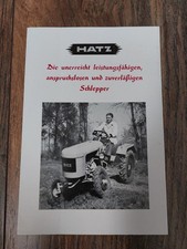 Original prospekt hatz - prospekt,