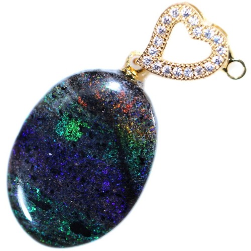Andamooka regenbogen matrix - andamooka,