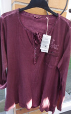 Shirt Damen Soccx burgund