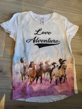 T-Shirt C&A Pferdemotiv Größe 158/164 angenehmes Material