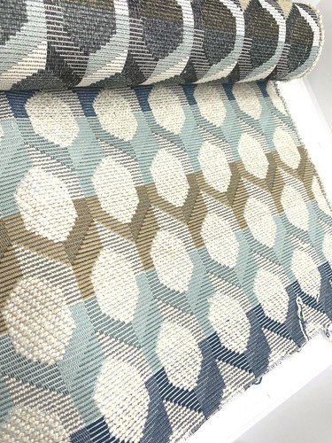 Meter blau und - , beige