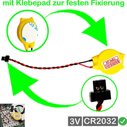 Plug cable cr2032 rtc cmos - cr2032,