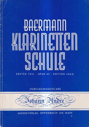Noten carl baermann - carl,
