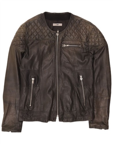 Zen herren leder biker jacke - herren,