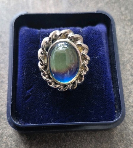 Vintage ovaler stimmungsring - vintage,