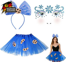 Damen Krümelmonster Kostüm