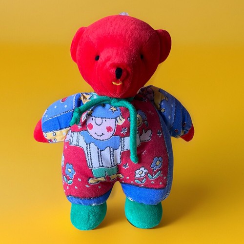 Fehn teddy bär rot klein - teddy,