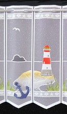 Leuchtturm Badezimmergardine