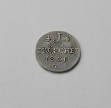 BRANDENBURG-PREUSSEN: 1 Gröschel 1808 "FRIEDRICH WILHELM III.", sehr schön