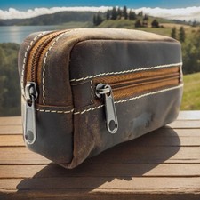 Ven Tomy echt Leder Schlüsseletui Schlüsselgarage Büffel-Vollleder Kofferform