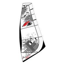 F2  Windsurf Segel Ride Komplett Rigg 5-7,5qm Größe wählbar Schwarz 2024/25