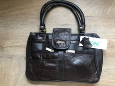 Damen Handtasche braun mit passendem Schlüsseletui