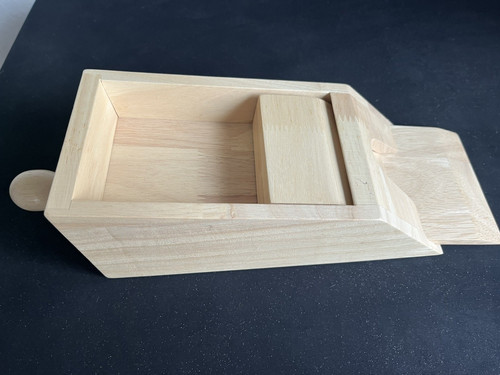 Kartenschlitten aus holz - aus,