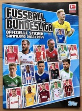 TOPPS Stickeralbum | komplett beklebt | Bundesliga Saison 2013/14 | wie neu |