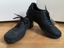 NEU ECCO HERREN Sneaker Gr 42 Schnürschuhe, Halbschuhe, Übergangsschuhe, schwarz