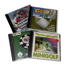 4x PC Spiele Golf Radsport Manager 2004 World Series Poker Minigolf Sport Spiel