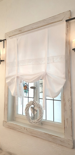 Landhausstil gardine baumwolle - landhausstil,