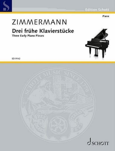 Drei frühe klavierstücke - frühe,