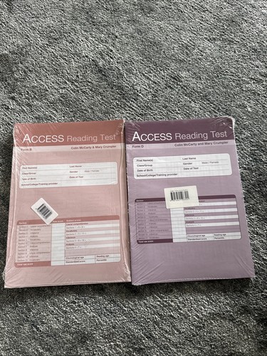 Access reading test form - test, &