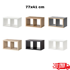 KALLAX Regal modernes Design verstellbar und wandhängend Bücherregal 77x41 cm